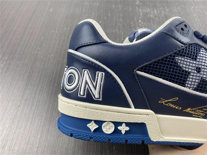 Luis Vitton Trainer Navy Mesh  1A9DEG