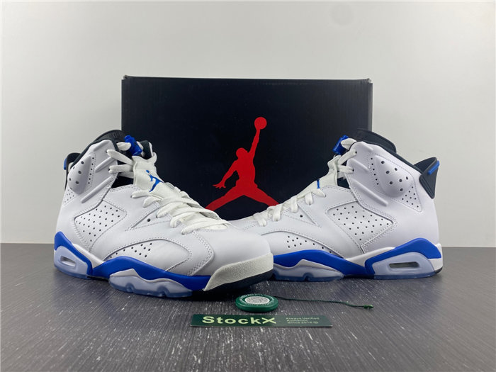 Jordan 6 Retro Sport Blue 384664-107