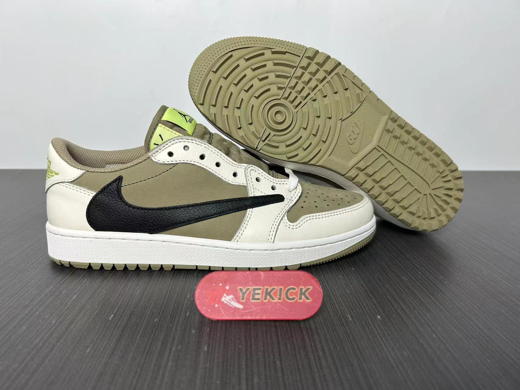 Jordan 1 Retro Low Golf Travis Scott Neutral Olive FZ3124-200