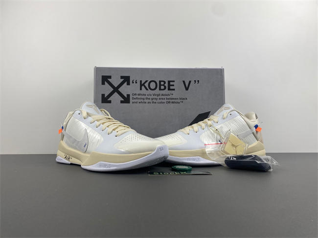 2023 Nike Kobe 5 Protro Undefeated Rice White DB4796-101