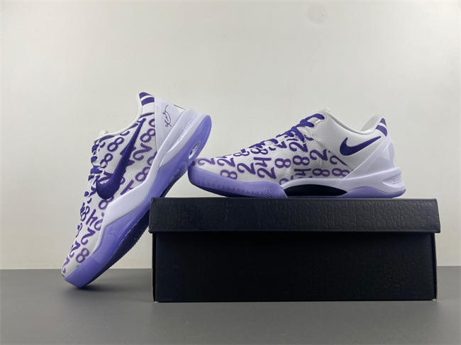 Nike Kobe 8 Protro “White Court Purple” FQ3549-100