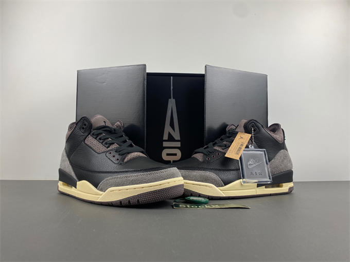 Ma Manière x Air Jordan 3 “Black” AMM FZ4811-001