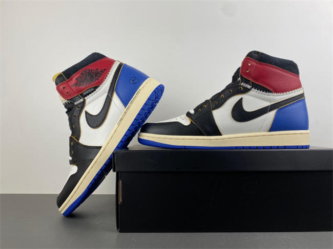 Jordan 1 Retro High OG SP Fragment x Union LA Varsity Red Sport Royal IO7847-002