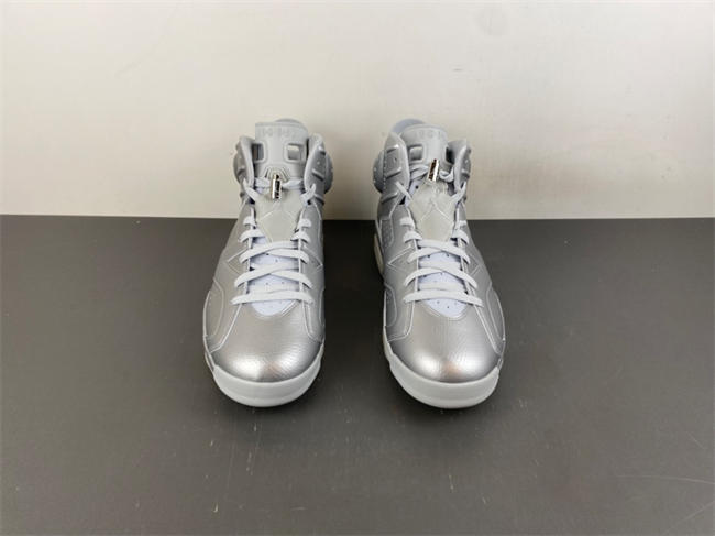 Air Jordan 6 Retro PSG Paris Saint-Germain Silver IQ5135-001
