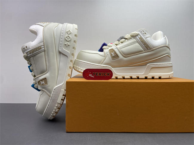 Luis Vitton LV Trainer Maxi White 1AB8RN