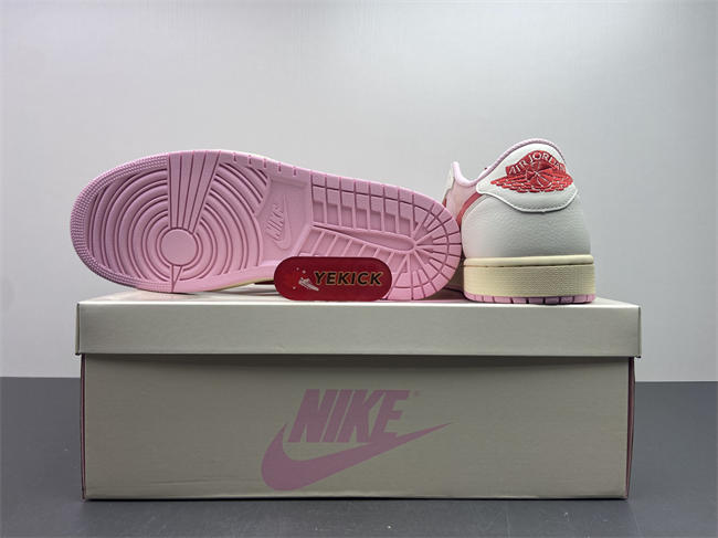 Travis Scott × AJ1 Low "Shy Pink" IQ7604-101
