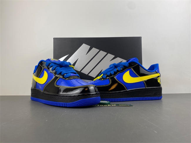 Nike Air Force 1 Low Syna Central Cee Black Optic Yellow IQ1402-010