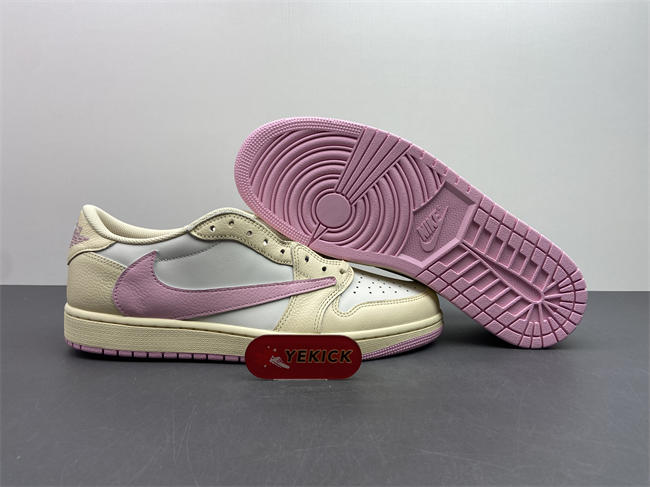 Travis Scott x Air Jordan 1 Low OG Shy Pink IQ7604-100